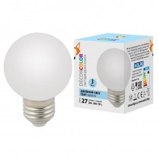   Volpe E27 3W 6000K  LED-G60-3W/6000K/E27/FR/ UL-00006956