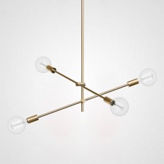  LF Studio Cliff Pendant 4 Bronze 178049-22