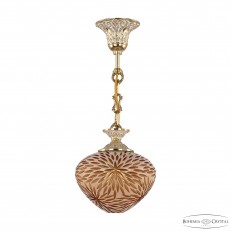  7003P/18 GW Amber-White/H-1A Bohemia Ivele Crystal