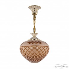  7003P/23 GW Amber-White/H-1B Bohemia Ivele Crystal