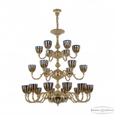  72101P/12+6+6/360/3d G P1 U Amber-Blue/H-1H Bohemia Ivele Crystal