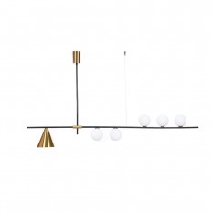   Lumina Deco Renzo LDP 6043-6 BK+MD