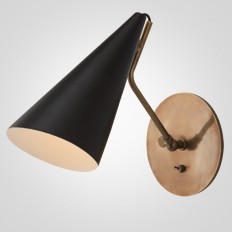 VC light CLEMENTE wall lamp black 73865-22