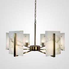  Marble Square Chandelier By Imperiumloft