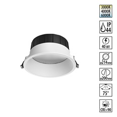 359559 WIR NT25 000      .  IP44 LED 40W 220-240V 3000