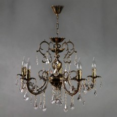   AMBIENTE by BRIZZI 8888/5 PB Leaf Crystal