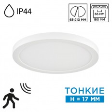7790/18L MITRA LED SN 000 ���������� �������/����� LED 18�� 3000/4000/6500� D225 IP44 CCT/������ �������� NEBU