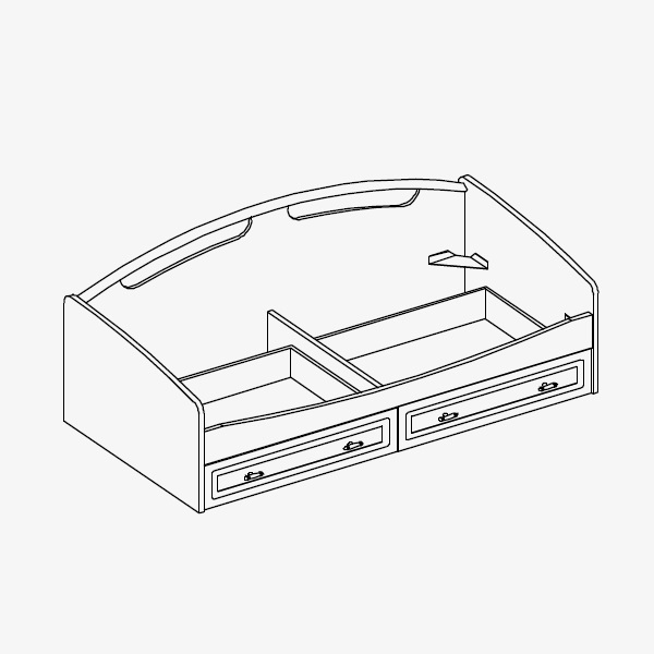 Кровать орион с ящиками схема сборки