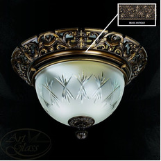   ArtGlass LEA I. BRASS ANTIQUE